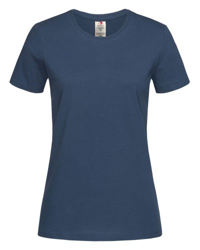 Classic-T Organic Fitted Women Navy Blue