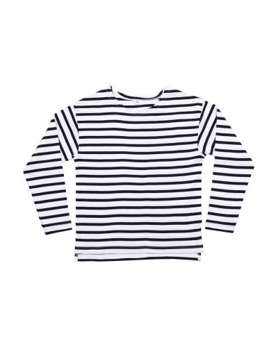 Kids Breton T White/navy