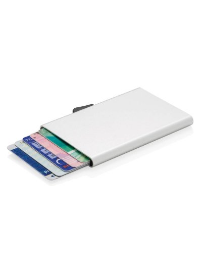 Porta carte di credito in alluminio RFID