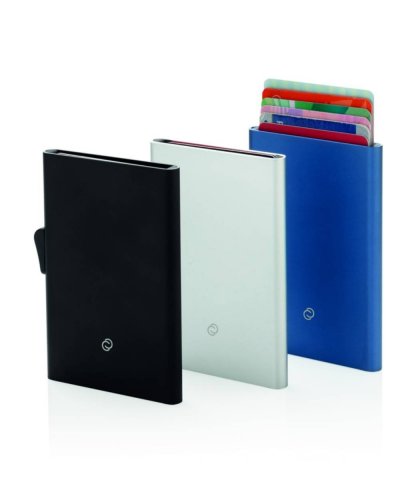 Porta carte di credito in alluminio RFID