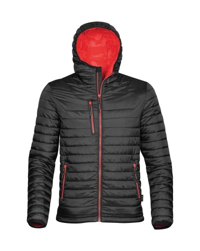 Giacca Gravity Thermal Black/True Red