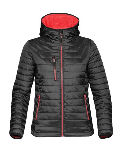 Giacca donna Gravity Thermal Black/True Red