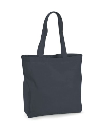 Maxi Tote Organic Premium Cotton Graphite Grey