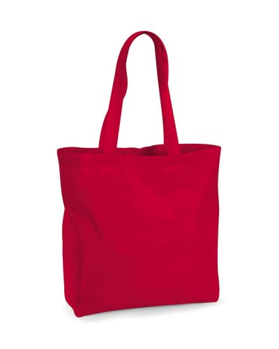 Maxi Tote Organic Premium Cotton Classic Red