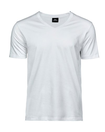 T-shirt scollo a V Luxury White