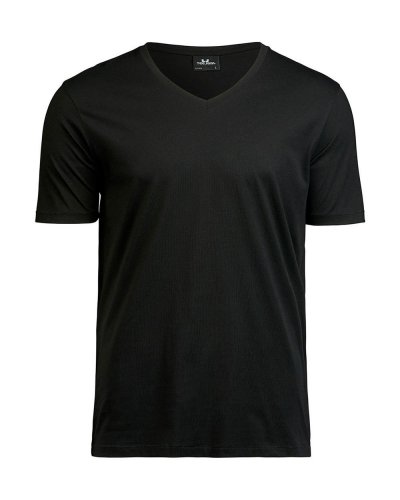 T-shirt scollo a V Luxury Black