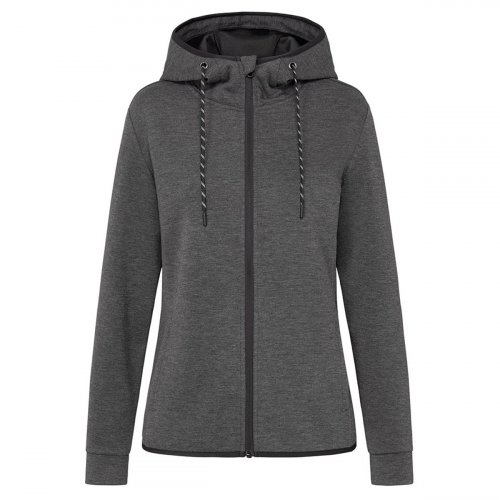 Giacca Donna Scuba Recycled Anthra Heather