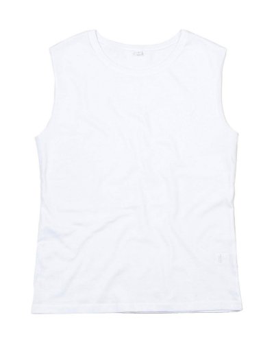 Women's Organic Raw Tank T White