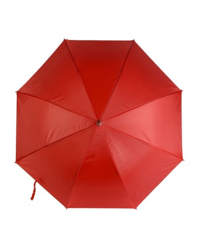 Ombrello automatico con fusto in metallo Rosso