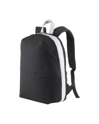 Zaino porta PC in Canvas con inserti in ecopelle ad alta visibilita Grigio/Nero