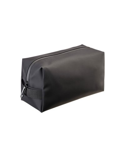Beauty case in ecopelle Nero
