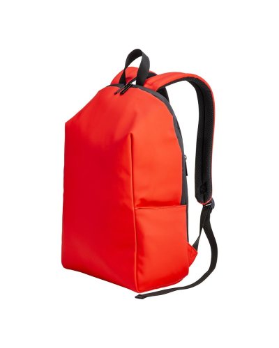 Zaino porta PC in ecopelle water resistant Rosso