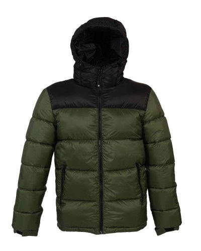 Giubbotto Siberia Man Black/Army Green
