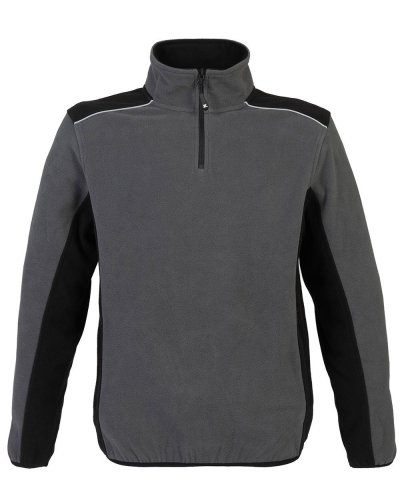 Pile antipilling riciclato New Riga Dark Grey / Black