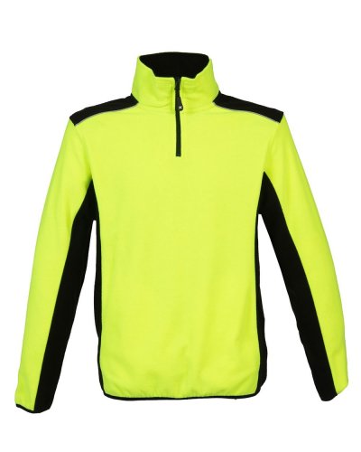 Pile antipilling riciclato New Riga Yellowfluo/Black