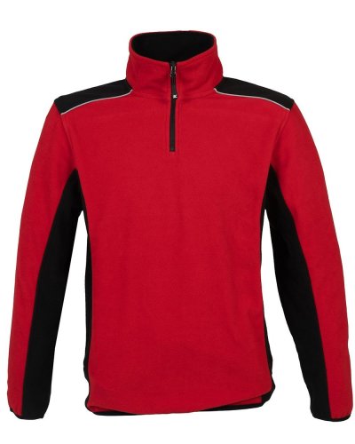 Pile antipilling riciclato New Riga Red / Black