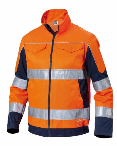 Giubbino bicolore Alta Visibilità Advance Arancio/Blu