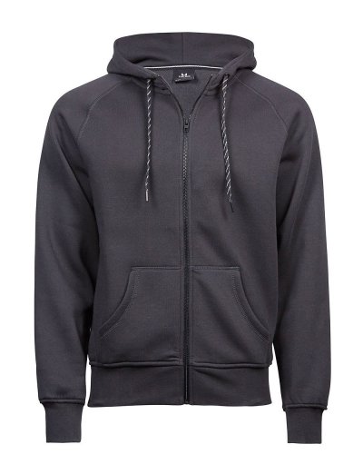 Felpa con cappuccio e zip Dark Grey