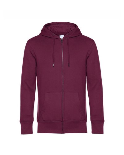 KING Zipped Hood Dark cherry