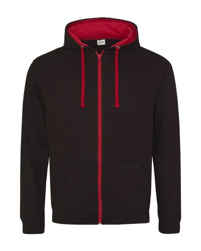 Varsity Zoodie jet black/fire red