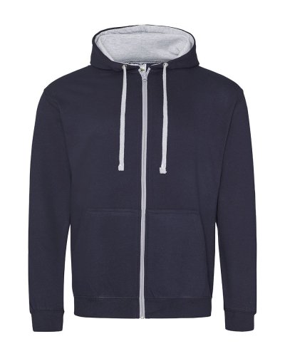 Varsity Zoodie French Navy/ H. Grey