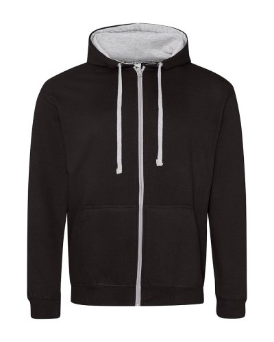 Varsity Zoodie Black/Heather Grey