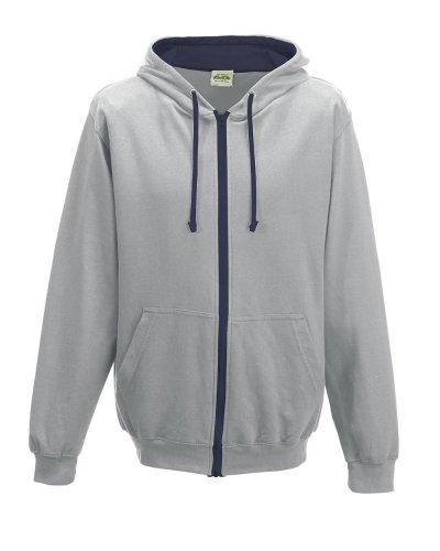 Varsity Zoodie Heather Grey / Navy