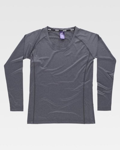 T-shirt manica lunga donna BLACK