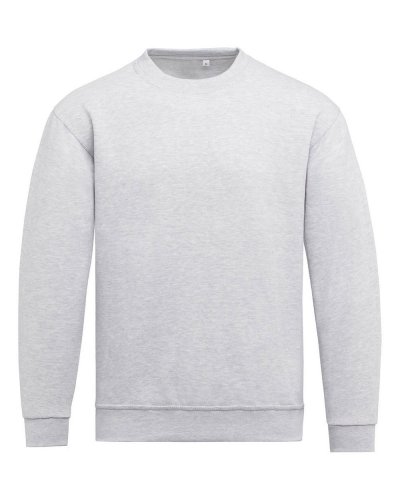 Felpa girocollo Unisex Heather Grey