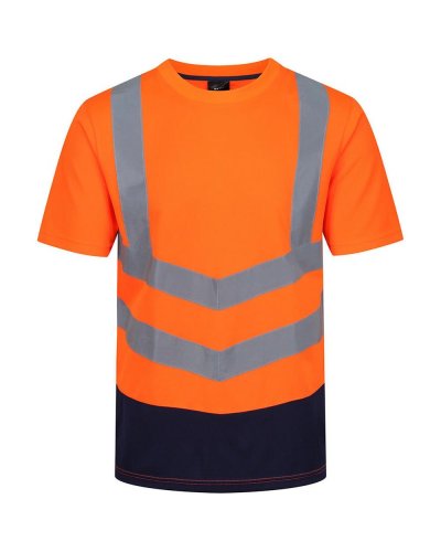 T-shirt Pro Hi Vis Orange / Navy