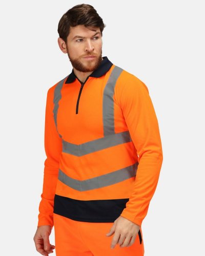 Polo maniche lunghe Pro Hi Vis