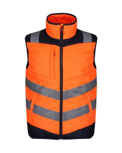 Gilet Pro Hi Vis Thermal Orange / Navy