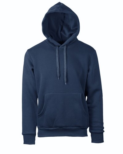 Felpa soft con cappuccio Blu Navy