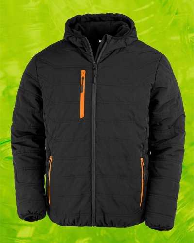 Giacca invernale Black Compass Padded Nero / Arancione