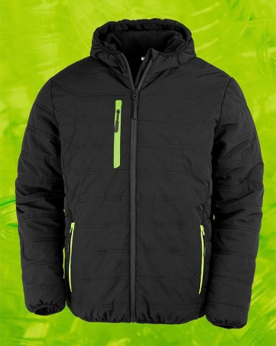 Giacca invernale Black Compass Padded Nero / Lime