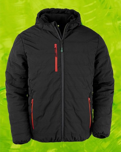 Giacca invernale Black Compass Padded Nero / Rosso