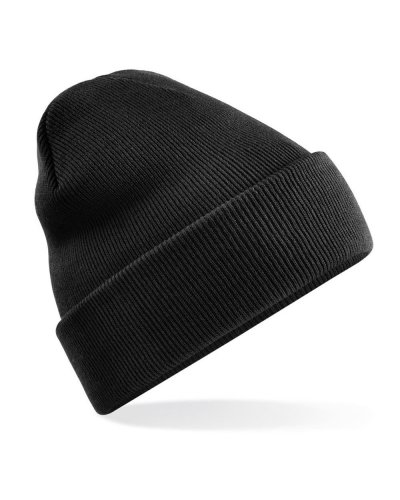 Berretto con risvolto Recycled Original Black