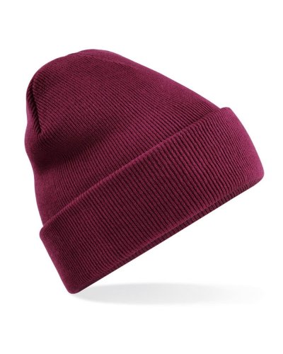 Berretto con risvolto Recycled Original Burgundy