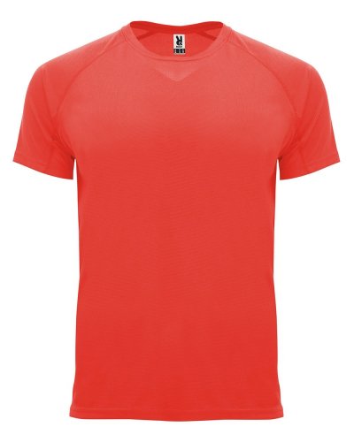 T-shirt tecnica Bahrain Corallo Fluo