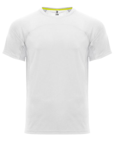 T-shirt tecnica unisex Monaco Bianco
