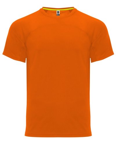 T-shirt tecnica unisex Monaco Arancione Fluo