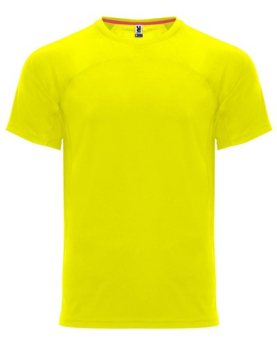 T-shirt tecnica unisex Monaco Giallo Fluo