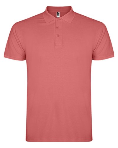 Polo manica corta Star Rosso Crisantemo