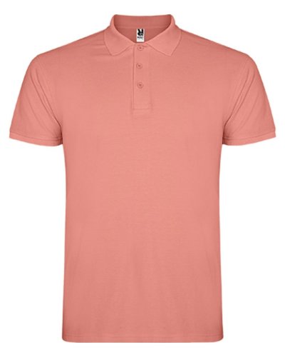 Polo manica corta Star Arancione Clay