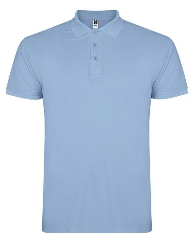 Polo manica corta Star Celeste