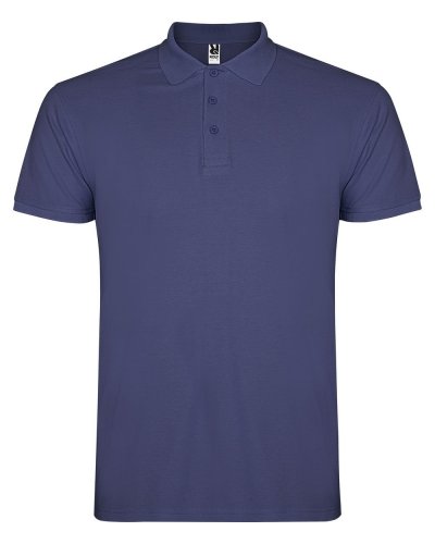 Polo manica corta Star Blu Denim