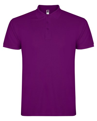 Polo manica corta Star Porpora