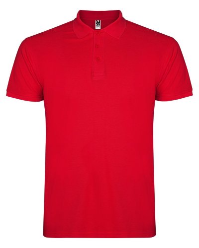 Polo manica corta Star Rosso