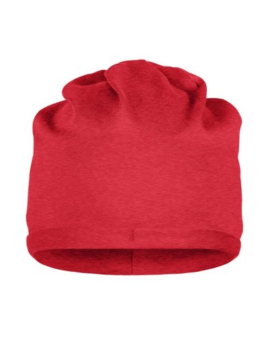 Bio Cotton Beanie Carmine-red-melange