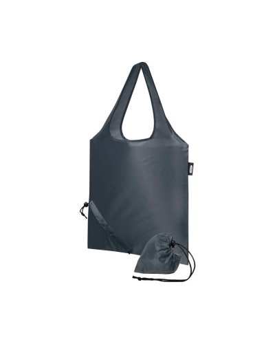 Tote bag pieghevole in RPET Sabia Antracite